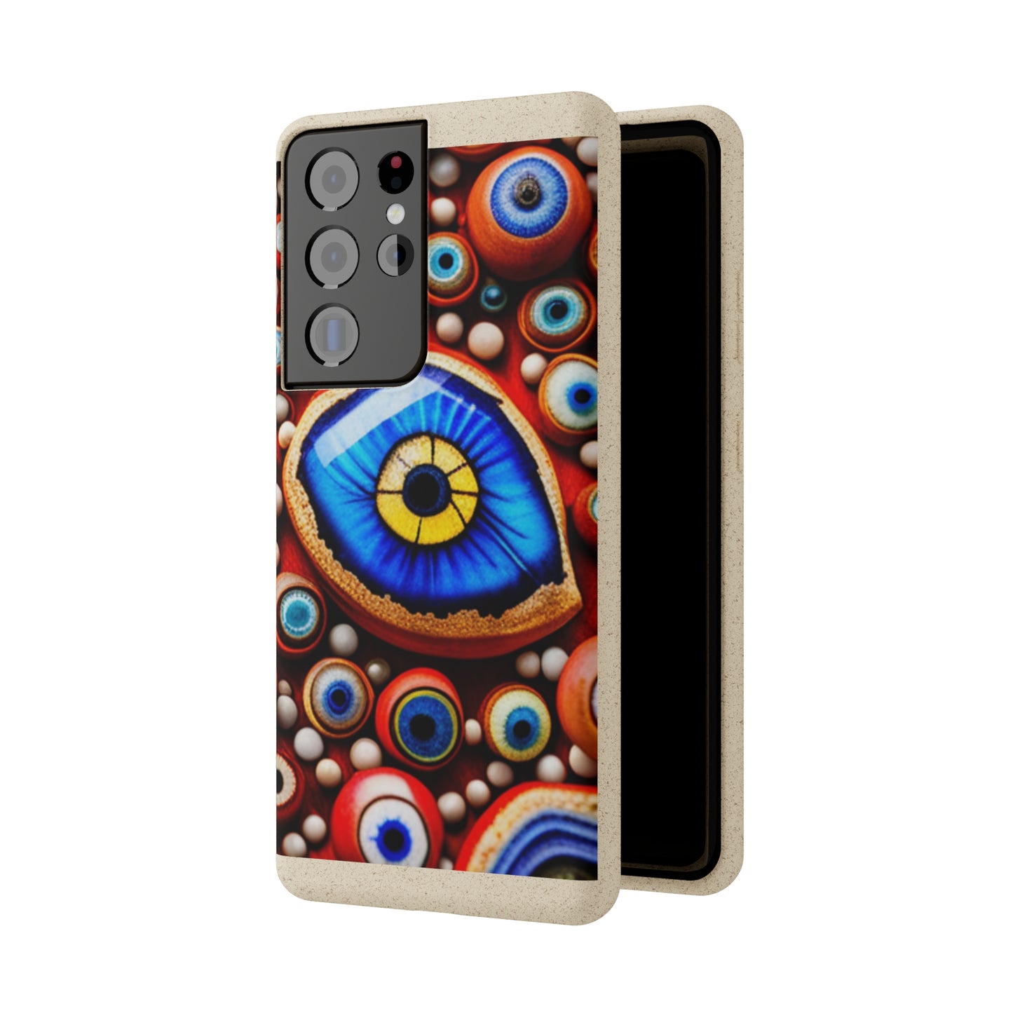 Biodegradable Phone Cases - Eye beads