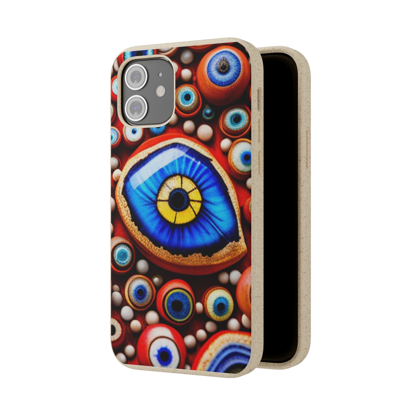 Biodegradable Phone Cases - Eye beads