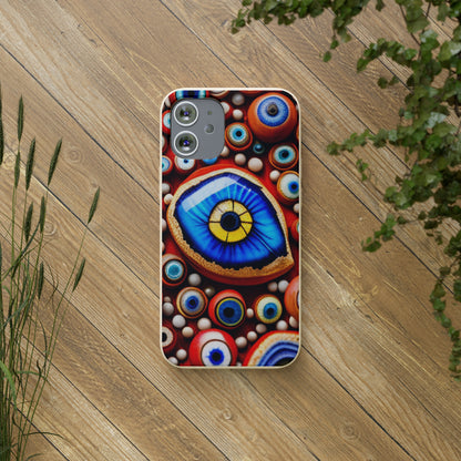 Biodegradable Phone Cases - Eye beads