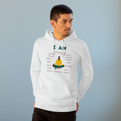 Eco-friendly Unisex Cruiser Hoodie - I am - black man