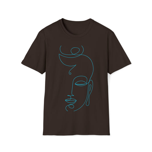 T-Shirt - Buddha outline