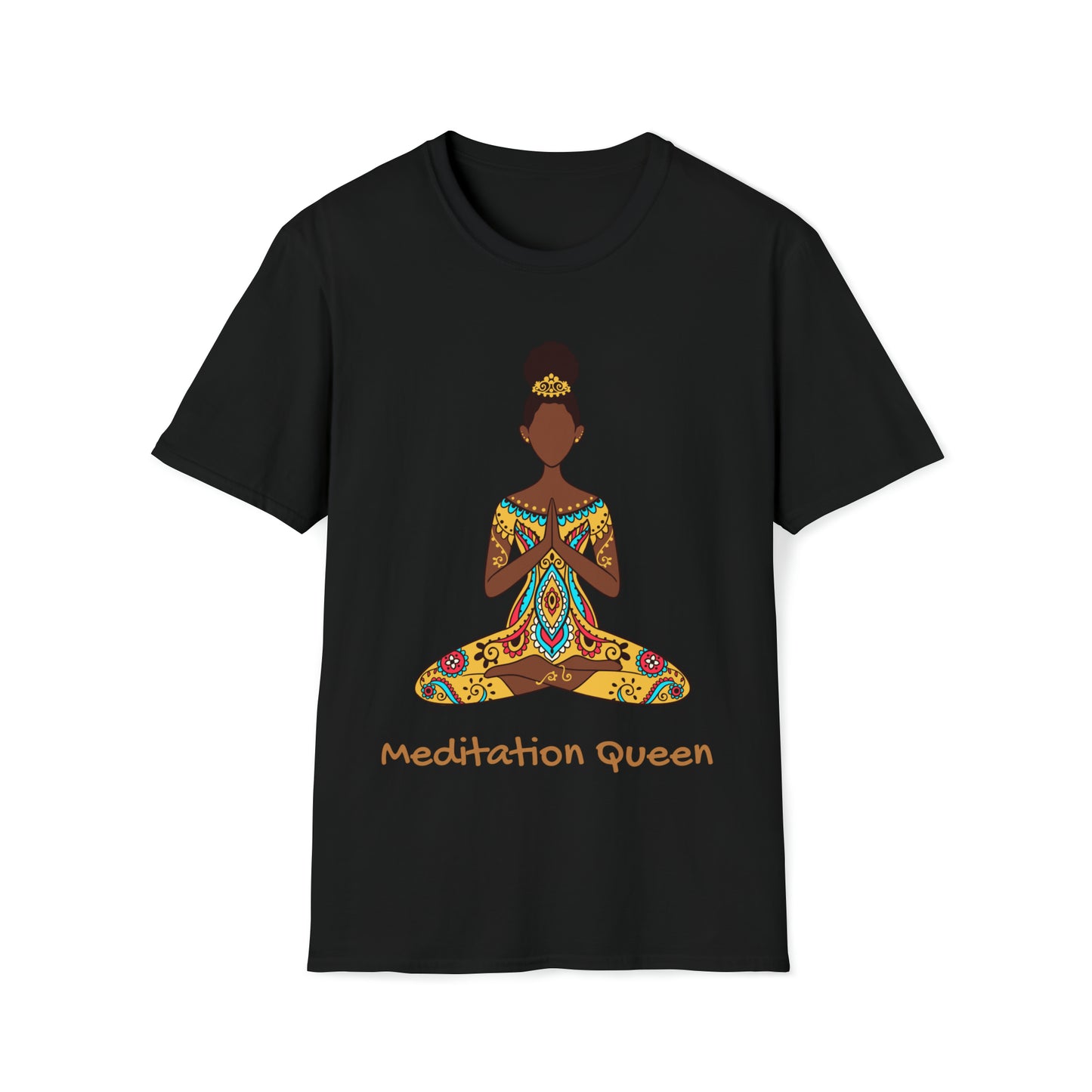 T-Shirt - African American Meditation Queen