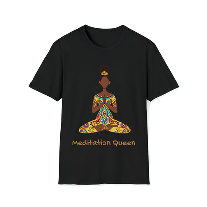 T-Shirt - African American Meditation Queen