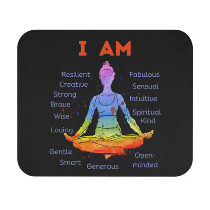 Mouse Pad (Rectangle) - I am - chakra woman