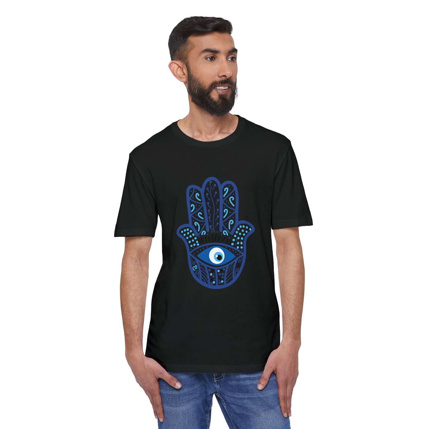 Unisex District® Re-Tee® - Hamsa - ancient symbol of health
