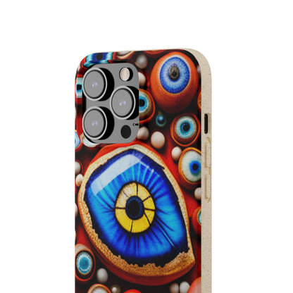 Biodegradable Phone Cases - Eye beads