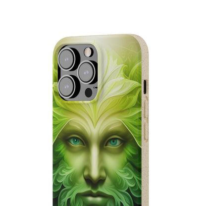 Biodegradable Phone Cases - Green Man - Spring - Rebirth