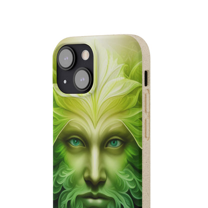 Biodegradable Phone Cases - Green Man - Spring - Rebirth