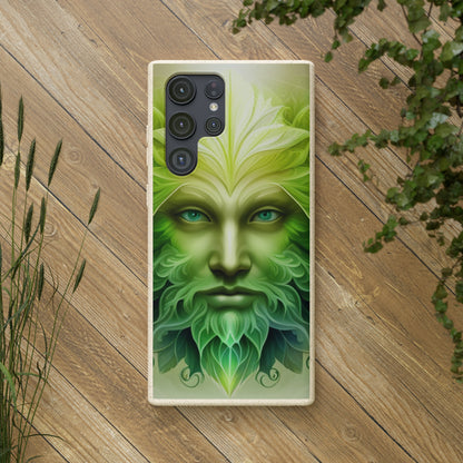 Biodegradable Phone Cases - Green Man - Spring - Rebirth