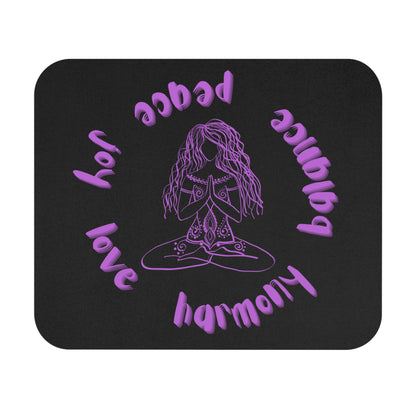 Mouse Pad (Rectangle) - Peace Joy Love