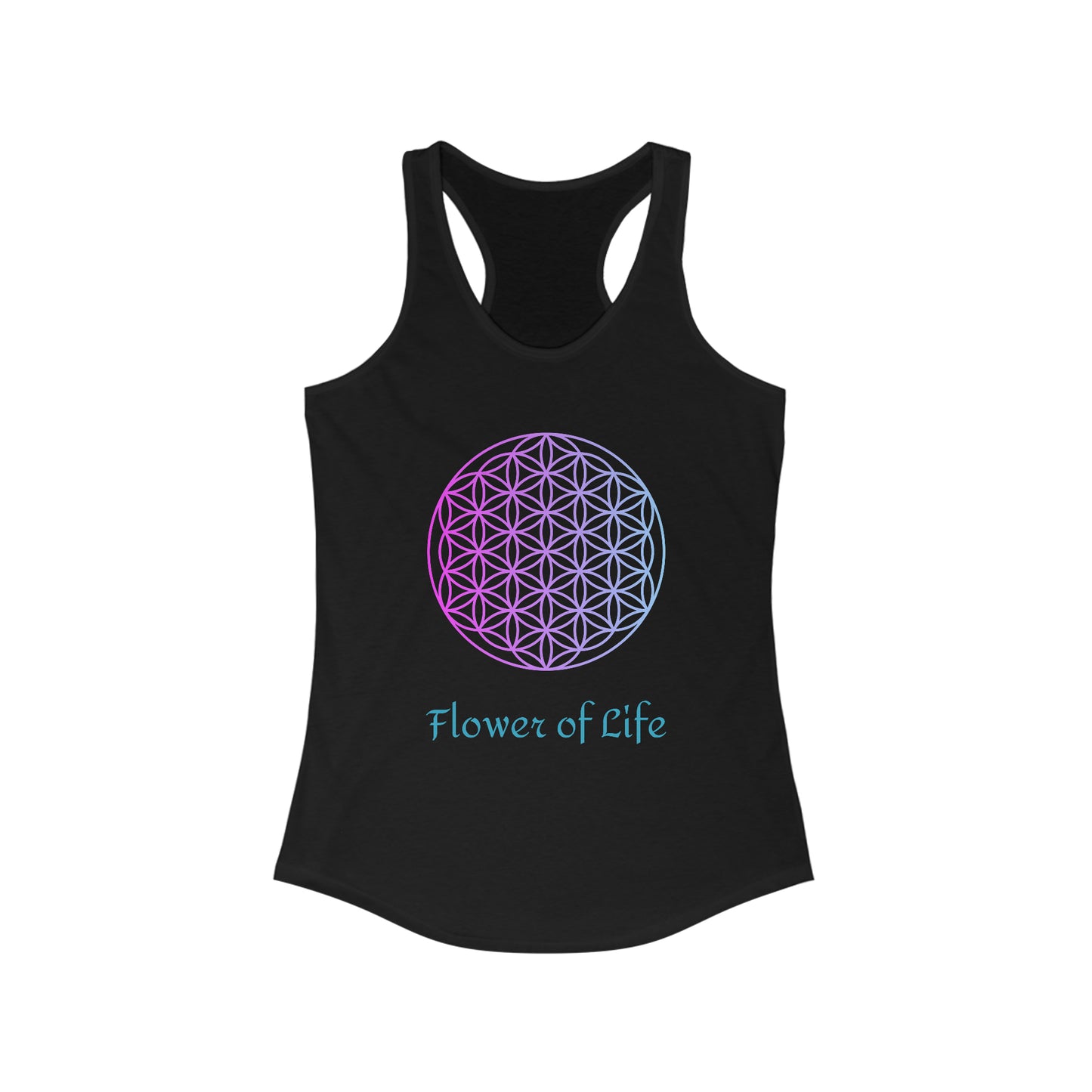 Women's Ideal Racerback Tank - Sacred Geometry - Flower of Life
