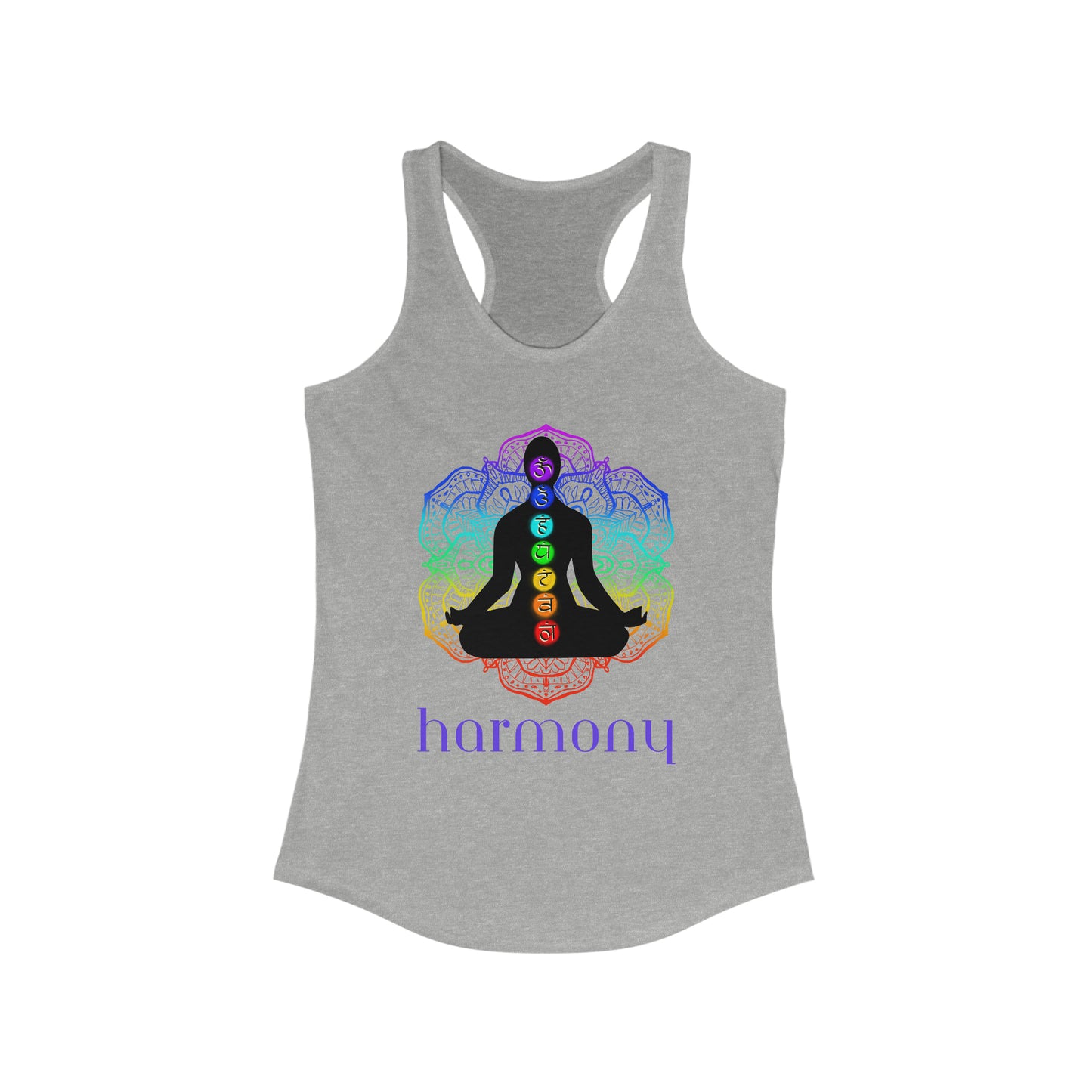 Women's Ideal Racerback Tank - Lotus Flower - Harmony