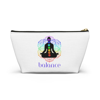 Accessory Pouch w T-bottom - Lotus Flower Chakra Figure