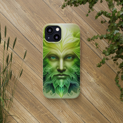 Biodegradable Phone Cases - Green Man - Spring - Rebirth