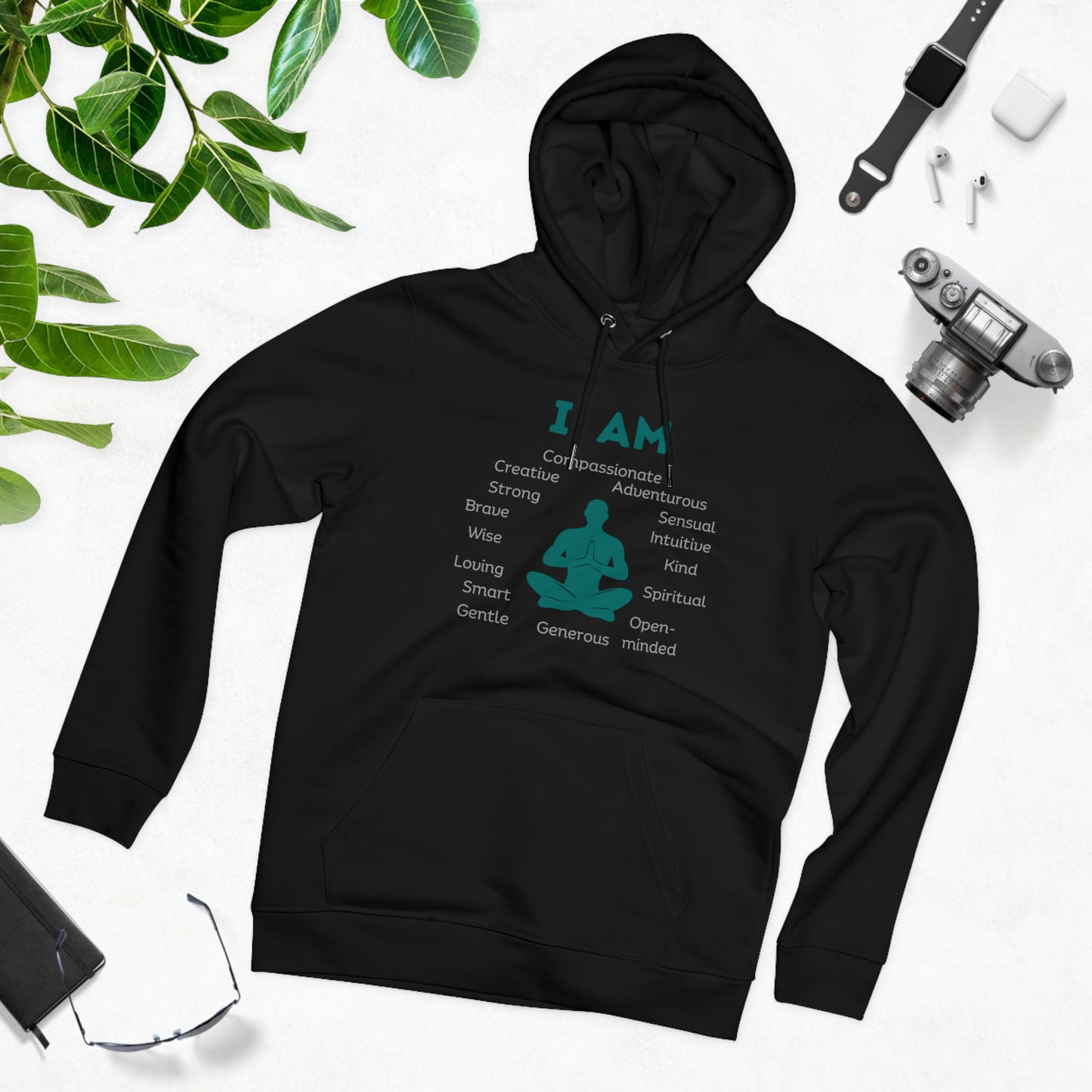 Eco-friendly Unisex Cruiser Hoodie - I am - man