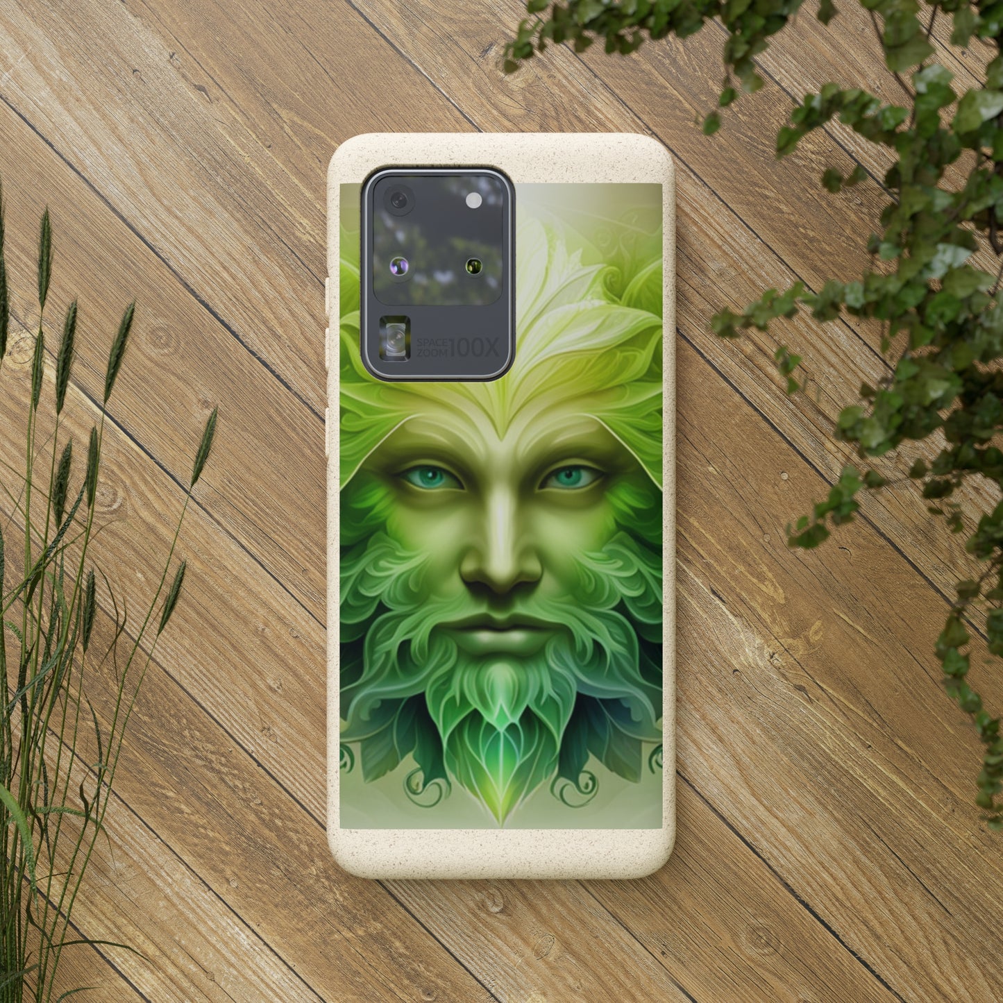 Biodegradable Phone Cases - Green Man - Spring - Rebirth
