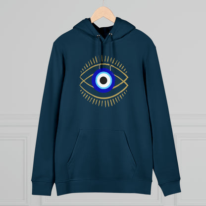 Eco-friendly Unisex Cruiser Hoodie - protective evil eye