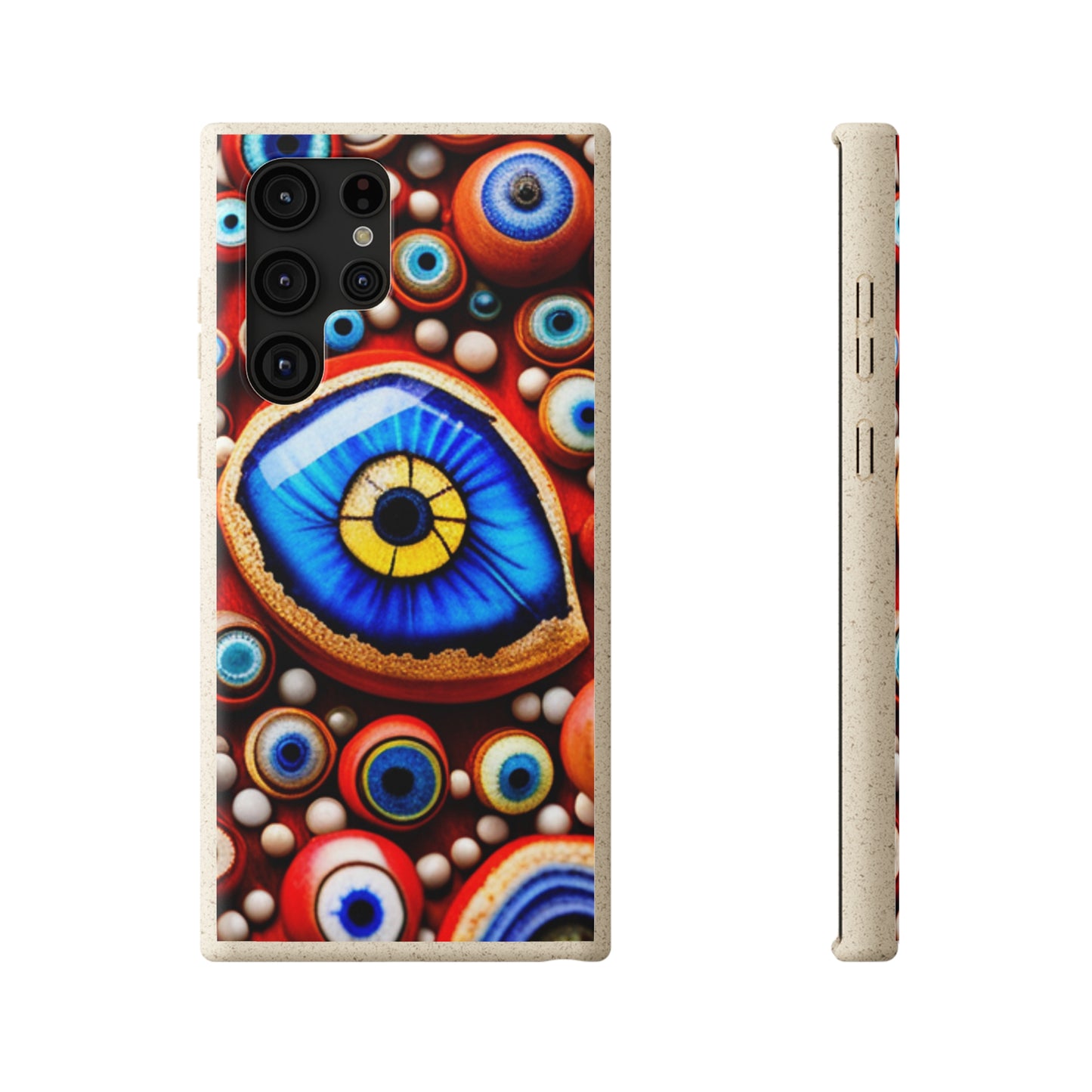 Biodegradable Phone Cases - Eye beads