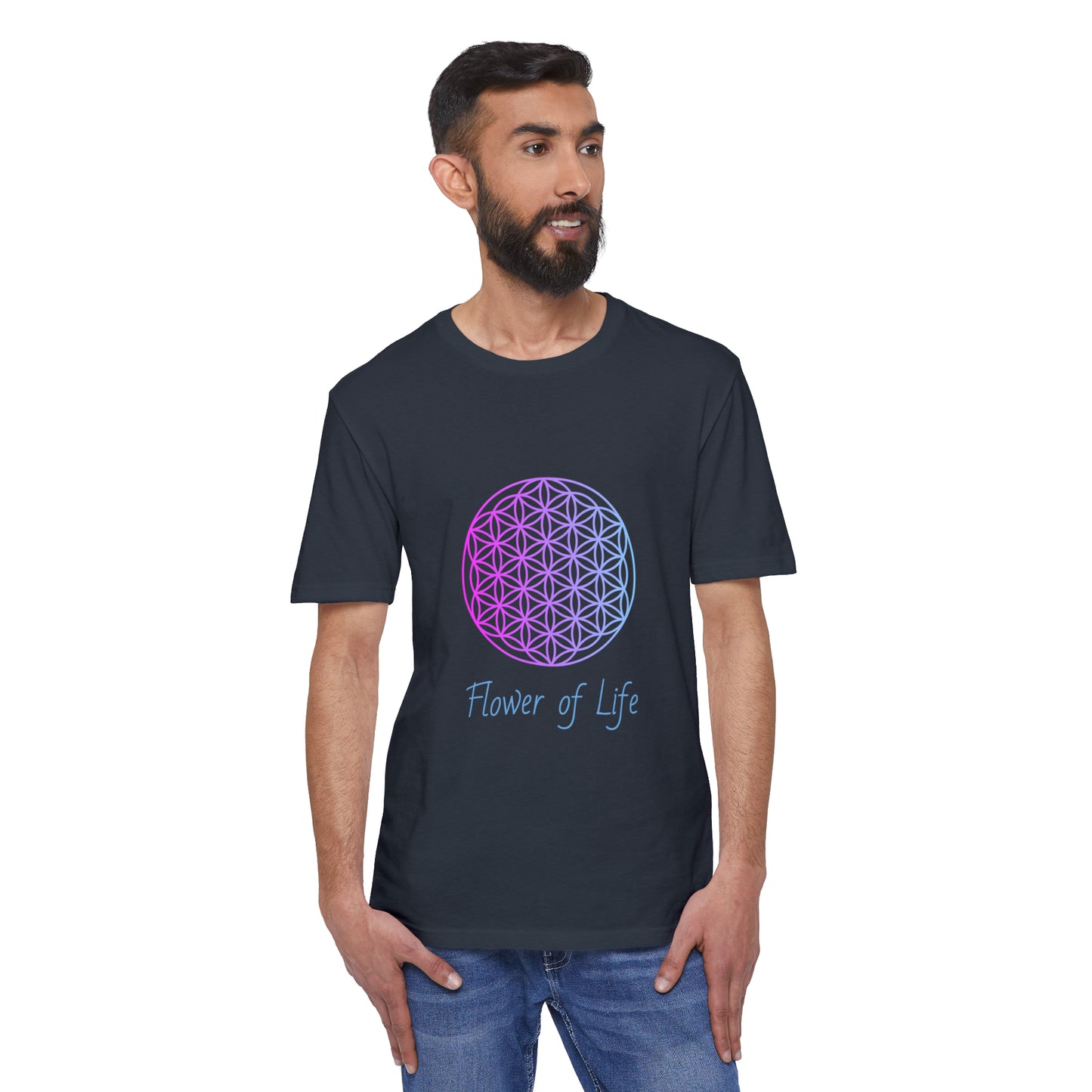 Unisex District® Re-Tee® - Flower of Life sacred geometry