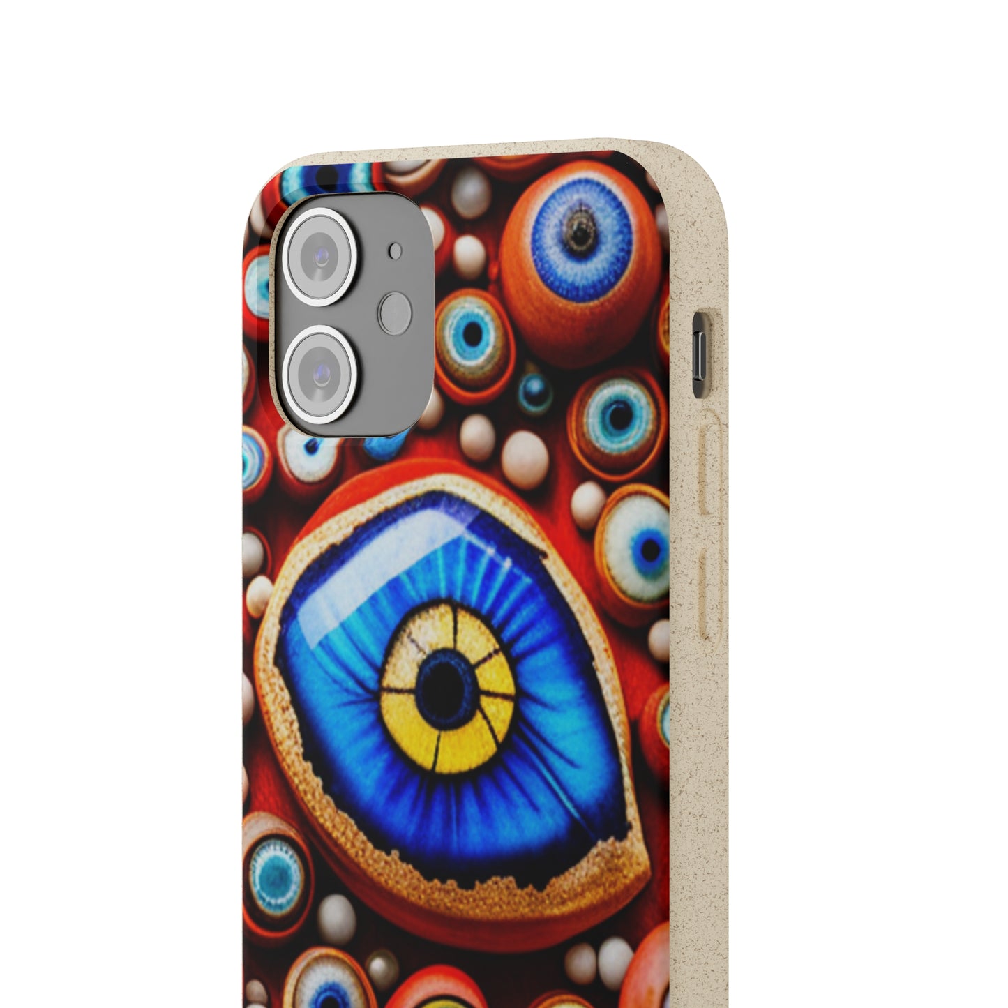 Biodegradable Phone Cases - Eye beads